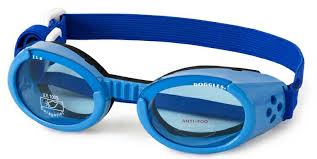 Hondenbril Doggles Shiny Blue-0