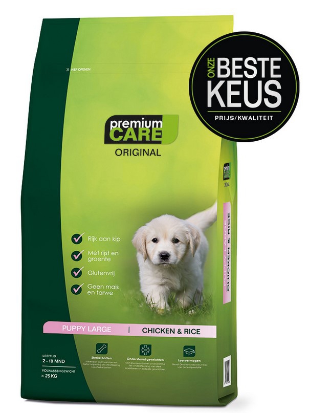 Premium Care Original Puppy Large Breed Chicken & Rice 3kg-0