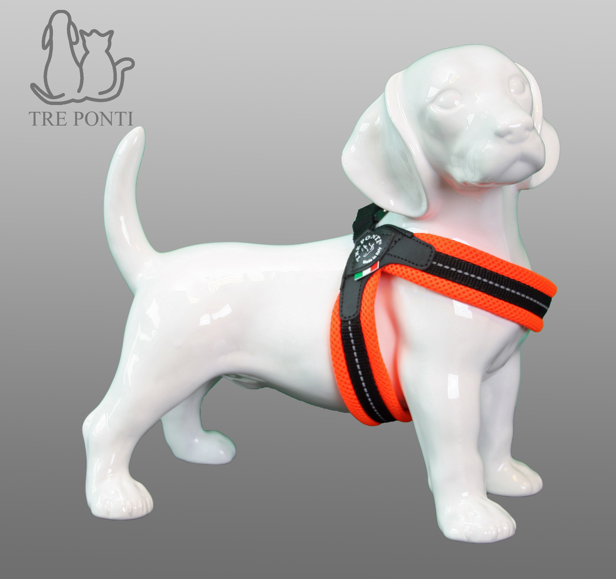 Tre Ponti Fibbia Mesh Fluor Oranje EASYFIT-0