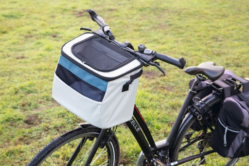 Beeztees Nylon Fietsmand Xoex Grijs / Blauw-0