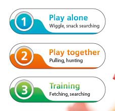 WiggleX 3-in-1 dog toy-7237