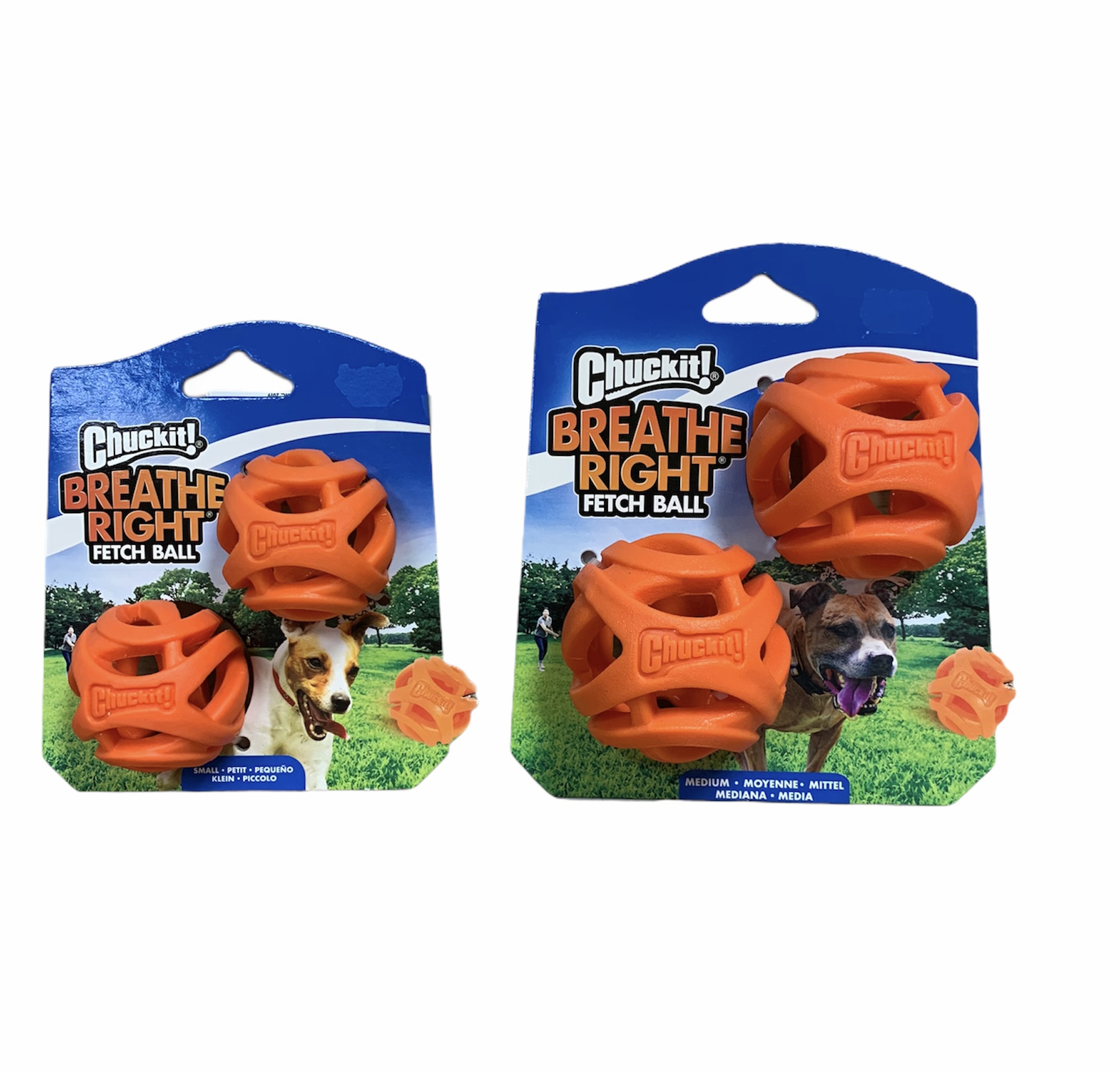 Chuckit Breathe Richt Fetch Ball 2-pack Chuckit Breathe Richt Fetch Ball 2-pack