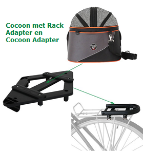 Cocoon met Rack adapter en Cocoon adapter Cocoon met Rack adapter en Cocoon adapter