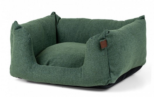 Fantail Hondenmand Snooze Botanical Green-0