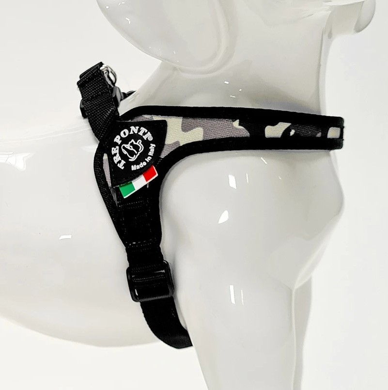 Tre Ponti Fibbia Verstelbaar Camouflage Grijs-0